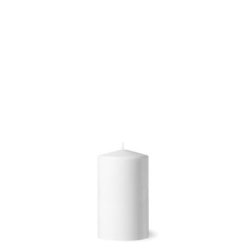 White Pillar Candles 100x60mm (25hours)