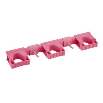 Vikan Hygienic Hi-Flex Wall Bracket System 420mm - Pink