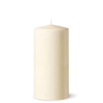 Ivory Pillar Candles 200x100mm (140hours)