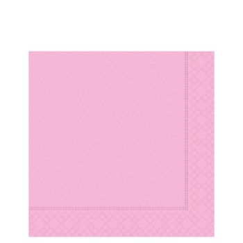 Pink Paper Dinner Napkins 40cm 2ply