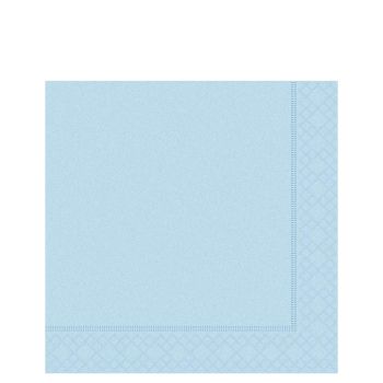 Sky Blue Paper Napkins 40cm 2ply