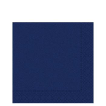 Navy Blue Paper Napkins 40cm 3ply