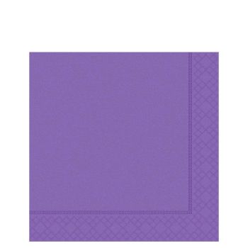 Purple Paper Napkins 40cm 3ply