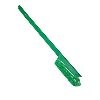 Vikan Ultra Slim Cleaning Brush with Long Handle 600mm (Medium) - Green