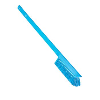 Vikan Ultra Slim Cleaning Brush with Long Handle 600mm (Medium) - Blue