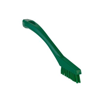 Vikan Detail Brush 20.5cm (Very Hard) - Green