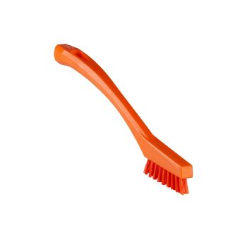 Vikan Detail Brush 20.5cm (Very Hard) - Orange