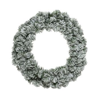 Snowy Imperial Wreath 50cm