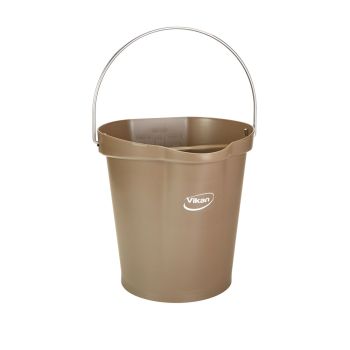 Vikan Hygiene Bucket 12Litre - Brown