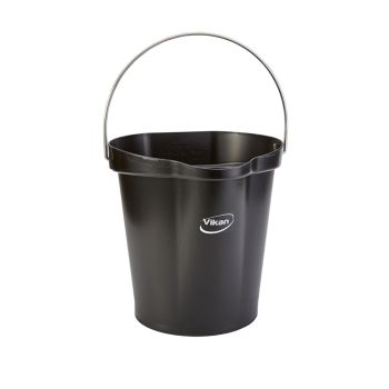 Vikan Hygiene Bucket 12Litre - Black