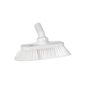 Vikan Washing Brush with Angle Adjustment 24cm (Soft) - White