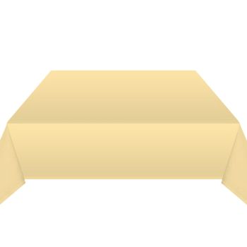 Devon Cream Swansilk Wipe-Clean Table Covers 120x120cm