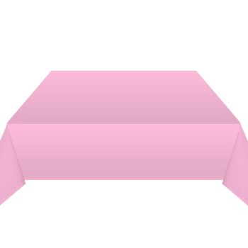 Pink Swansilk Wipe-Clean Table Covers 120x120cm