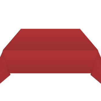 Burgundy Swansilk Wipe-Clean Table Covers 120x120cm