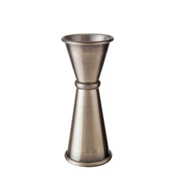 Cocktail Jigger Antique Brass 25/35/50ml NGS