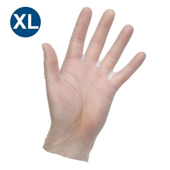 Clear Vinyl Gloves (XL)