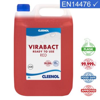 CLEENOL VIRABACT RED Multi Surface Cleaner (ready to use) 5 litre