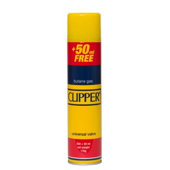 Clipper Butane Lighter Gas Refill (250+50ml free)