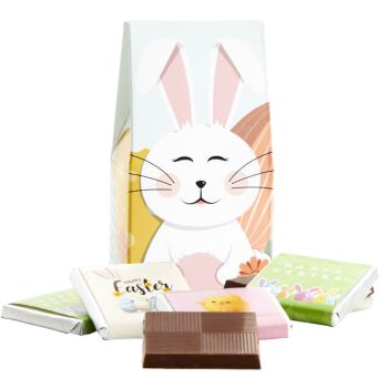 8 Easter Milk Chocolate Neapolitans in Small Bunny Box (made in the UK)