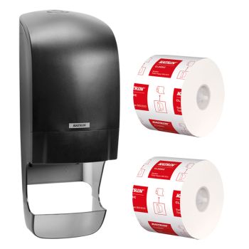 KATRIN Inclusive System Toilet Roll Dispenser Black