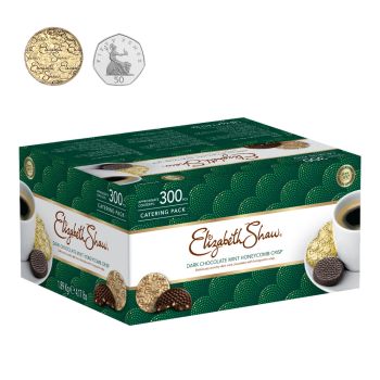Elizabeth Shaw Dark Chocolate Mint Crisps 300 pieces 1.89kg
