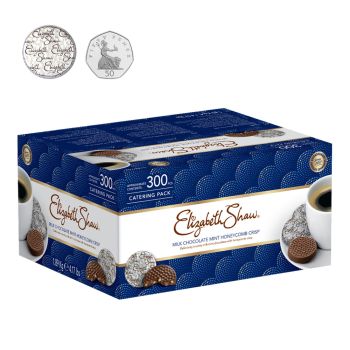 Elizabeth Shaw Milk Chocolate Mint Crisps 300 pieces  1.89kg