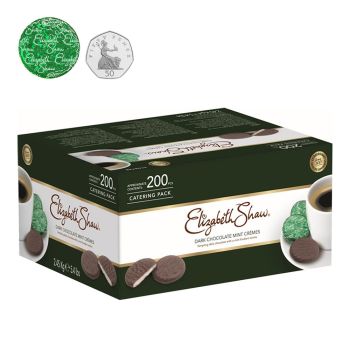 Elizabeth Shaw Dark Chocolate Mint Cremes 200 pieces 2.45kg