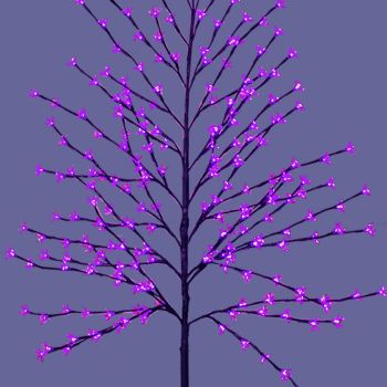 Purple LED Cherry Blossom Tree 5ft (160 bulbs)