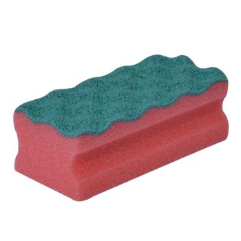 Vileda Professional Pur Active Sponge Scourer Red-Green