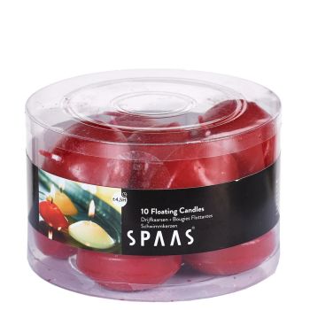 Wine Red Floating Candles 30x45mm