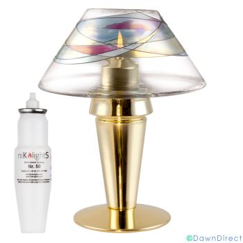 TIFFANY Gold Plated Lamp (including fuel cell)
