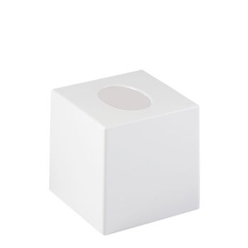Cover For Cube Tissue Box White
