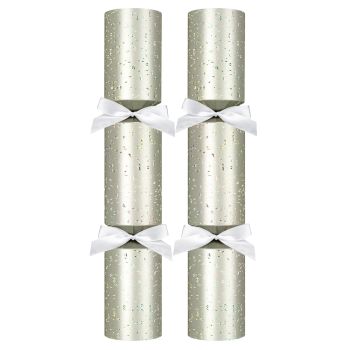 14" Deluxe Silver Christmas Crackers (Box 25)