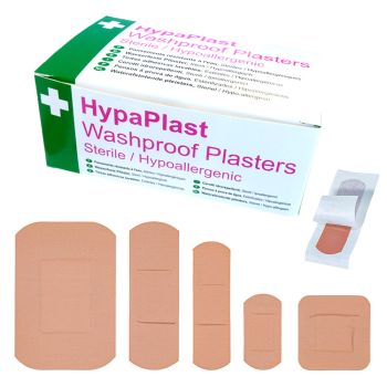 Pink Washproof Plasters Assorted (100 pack)