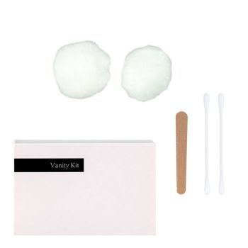 Vanity Kit in Carton White & Black Design