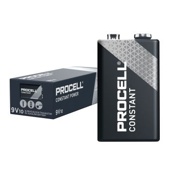 Procell  (PP3) 9V Batteries Alkaline by Duracell
