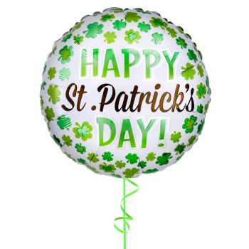 Happy St Patricks Day Balloon Microfoil 18" 