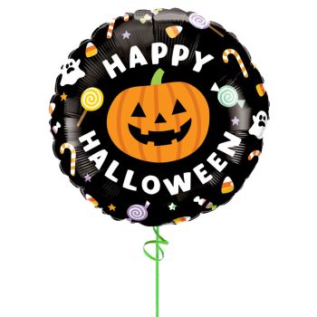 Jack & Candies Halloween Balloon Microfoil 18"