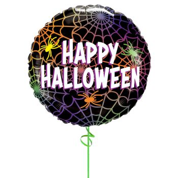 Spiders & Webs Halloween Balloon Microfoil 18"