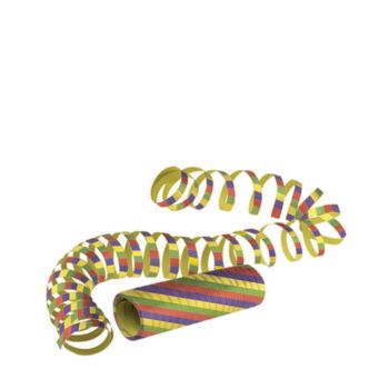 Multicoloured Throwout Streamers