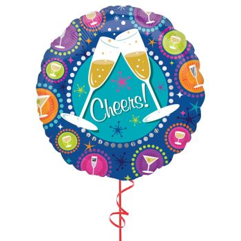 18" Foil Balloon New Year Cheers
