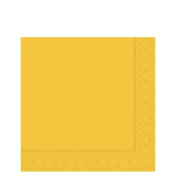Spring Yellow Paper Napkins 40cm 3ply