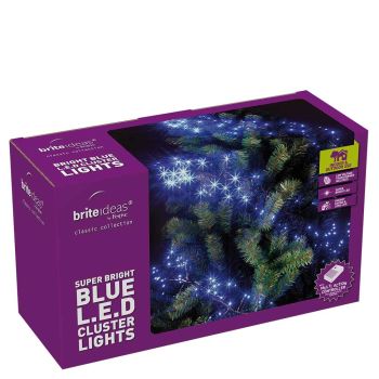 360 Blue LED Cluster Lights