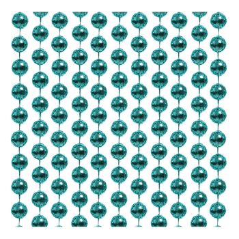 8mm Turquoise Plastic Bead Garland 1x10m Length