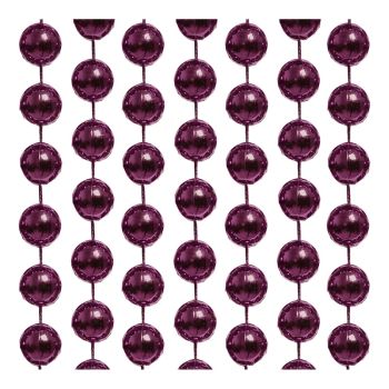 20mm Royal Purple Plastic Bead Garland 1x2.7m Length