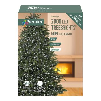 2000 White LED TreeBrights Lights 50m Lit Length