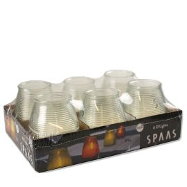Clear Glass Candles in Box