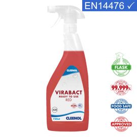 CLEENOL VIRABACT RED Multi Surface Cleaner (ready to use) 6x750ml